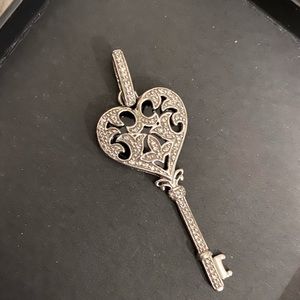 Open Heart Key Necklace Kay Jewelers